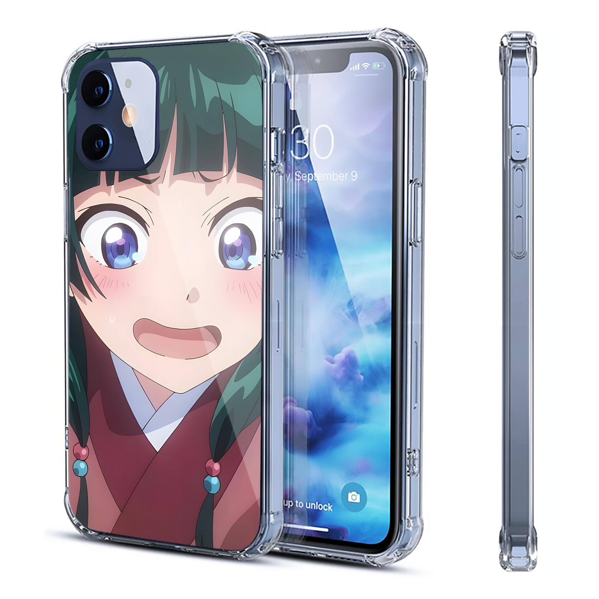 （画像用） 薬屋のひとりごと The Apothecary Diaries 【iPhone 12シリーズ対応】透明スマホケース（クリアソフトケース）
